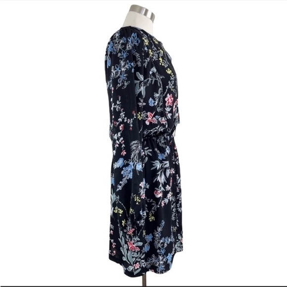 PARKER Floral Peasant Long Sleeve Dress size M - Picture 6 of 12